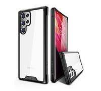 CaseBorne Serie R Compatible con el Estuche para Samsung S22 Ultra 5G - Marco de Aluminio - Prueba de caída de 12 pies - Negro