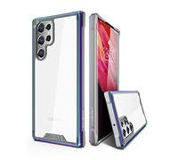 CaseBorne Serie R Compatible con el Estuche para Samsung S22 Ultra 5G - Marco de Aluminio - Prueba de caída de 12 pies - Iridiscente
