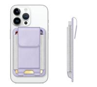CASEBOT Magsafe Wallet - Tarjetero magnético para iPhone 17/16/15/14/13/12 Series, compatible con 6 tarjetas, bloqueo RFID seguro, tarjetero delgado para mujer y hombre, morado, 3.7X2.5 zoll, Clásico