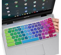 CASEBUY Acer Chromebook R 13 Protector de Teclado Carcasa para 11,6 "Acer Chromebook 11 CB3 - 131/Chromebook R 11 CB5 - 132T/13,3" Chromebook R 13 CB5 - 312T Chromebook Nosotros versión (Negro)