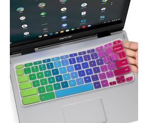 CASEBUY Acer Chromebook R 13 Protector de Teclado Carcasa para 11,6 "Acer Chromebook 11 CB3 - 131/Chromebook R 11 CB5 - 132T/13,3" Chromebook R 13 CB5 - 312T Chromebook Nosotros versión (Negro)