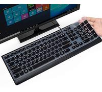 CaseBuy Funda de teclado para teclado inalámbrico Lenovo 510 GX30N81775 4X30M39458, Lenovo Wireless Keyboard Protector Skin, Accesorios de teclado, Negro