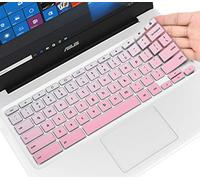 CaseBuy Funda de teclado Premium para ASUS Chromebook Flip C434 2 en 1 14 pulgadas, ASUS C302CA/C423NA/C425TA/C433TA/C434TA-DH342T DSM4T DS384T C523NA Chromebook, C434TA Chromebook, color rosa