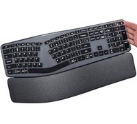 CaseBuy Funda para teclado compatible con teclado ergonómico inalámbrico Logitech Ergo K860, accesorios Logitech K860, protector de teclado K860, color negro