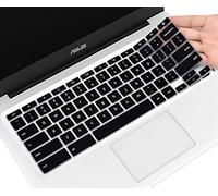 CaseBuy Premium - Funda para teclado ASUS Chromebook Flip C434 2 en 1, ASUS C425TA/C433TA/C434TA-DH342T DSM4T DS384T Chromebook, ASUS Chromebook Flip 14 pulgadas piel protectora, color negro