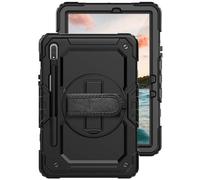 Casecentive Handstrap Pro Hardcase met handvat Galaxy Tab S8 2022 zwart - 8720153794718