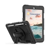 Casecentive Handstrap Pro Hardcase met handvat iPad 10.2 2021 (2019 / 2020) zwart - 8720153794534