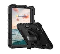 Casecentive Handstrap Pro Hardcase met handvat iPad Mini 6 2021 zwart - 8720153794510