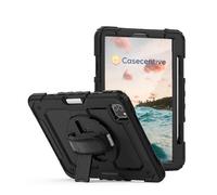 Casecentive Handstrap Pro Hardcase met handvat iPad Pro 11" 2022 / 2021 / 2020 / 2018 zwart - 8720153793780