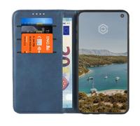 Casecentive Leren Wallet case Samsung Galaxy S10e blauw