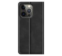 Casecentive Magnetische Leren Wallet case iPhone 13 Pro Max zwart