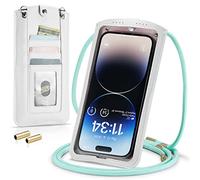 Casecond Bolsos Bandolera para Mujer Carteras Universal Mini Bolso Movil Monederos con Correa para iPhone 14 13 12 11 Pro Max X XR Samsung Z Flip 4 5G S23 S22 Ultra S21 FE A53 Xiaomi Hasta 7.3" Blanco