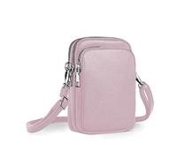 Casecond Mini Bolsos para Movil Bandolera Mujer Bolso Pequeño Bolso Monedero Movil Mujer Celular Cruzado Bolsa De Tarjeta Bancaria Crossbody Universal para iPhone 16 Samsung Xiaomi hasta 7.5" Morado