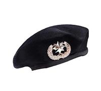 Casecover Los Marineros Militar Sombrero Boinas Padre-Hijo Rendimiento Boina Baile del Sombrero Estrella Emblema para Las Mujeres y Hombres del Ejército