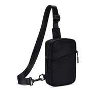Casecret Bolso Bandolera Hombre Bolsa de Hombro Bolsa Mini Crossbody Riñonera Pequeña Multifunción Impermeable Universal Movil Monederos para iPhone 16 Pro Max 15 14 13 12 11 Samsung Hasta 7.5" Negro