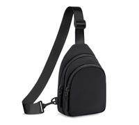 Casecret Bolso Bandolera Hombre Bolsa de Hombro Bolsa Mini Crossbody Riñonera Pequeña Multifunción Impermeable Universal Movil Monederos para iPhone 17 Pro Max 16 15 14 13 12 11 Samsung Xiaomi Negro