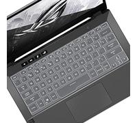 CASEDAO Funda para teclado ASUS ROG Zephyrus G14 Gaming Laptop, ASUS G14 GA401IU GA401IH Teclado protector Skin Accessoreis - transparente