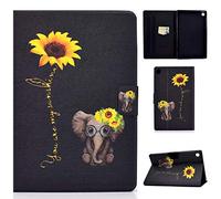 CaseFun Funda Protectora Lenovo Tab M10 Plus 10.3 para Tableta Delgada Tipo Folio Liviana con Soporte abatible Lenovo Tab M10 FHD Plus Tarjetero TB-X606F 10.3 Funda (Baby Elephant)