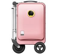 CASEGO Asa Inteligente para Equipaje eléctrico Operación con un Solo botón Se Puede Montar con candado Digital Se Puede Llevar en el avión Adecuado para Viajes de Negocios, etc. (Pink)