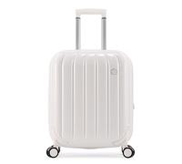 CASEGO Candado de combinación de Equipaje de 20 Pulgadas, Rueda Universal, Resistente al Desgaste, antiarañazos, anticompresión, Maleta de Viaje con Ruedas (White)