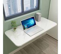 CASEGO El Banco de Trabajo Plegable montado en la Pared es Muy práctico, Mejora la utilización del Espacio y es fácil de Instalar y Mantener. (100x40cm White)