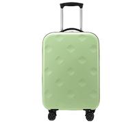 CASEGO Equipaje Plegable de 24 Pulgadas, Resistente, Duradero, de Gran Capacidad, con Carrito Ajustable, Maleta portátil, Unisex (Green 24 Inch)