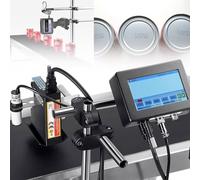 CASEGO Impresoras de inyección de Tinta industriales con Cartucho de Tinta de Secado rápido para marcar líneas de producción en Cualquier Producto (25.4mm)