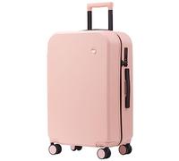 CASEGO Maleta de 26 Pulgadas de Gran Capacidad, Fuerte y Duradera, con Bloqueo de contraseña, Rueda Universal silenciosa, Maleta con Ruedas retráctil (Pink 26 Inch)