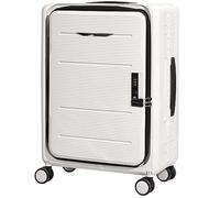 CASEGO Maleta Plegable portátil de 24 Pulgadas, Gran Capacidad, separación de Ropa Seca y húmeda, Cubierta de Carrito de Viaje integrada Multifuncional (White 20 Inch)