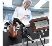 CASEGO Máquina automática de codificación de inyección de Tinta, Máquina de codificación en línea, Impresora de inyección de Tinta Industrial, Máquina (25.4mm)