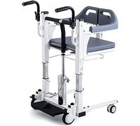 CASEGO Máquina De Desplazamiento Multifuncional, Silla De Ruedas De Elevación Hidráulica, Silla De Ruedas Autopropulsada Dividida De 180°, Adecuada para Personas Mayores