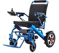 CASEGO Silla de Ruedas eléctrica Inteligente para Ancianos, Marco de aleación de Aluminio, Ligero, portátil, Plegable, Duradero, Scooter de Cuatro Ruedas