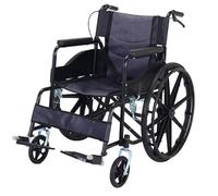 CASEGO Silla de Ruedas Ligera genérica, sillas de Ruedas Plegables y Ligeras, Silla de Ruedas autopropulsada, Silla de Ruedas con Frenos, sillas Ligeras (2)