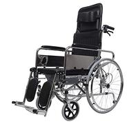 CASEGO Silla De Ruedas Multifuncional, Capaz De Acostarse Completamente Sin Miedo A Sentarse Durante Largos Períodos De Tiempo, Scooter De Movilidad Doméstica para Personas Mayores