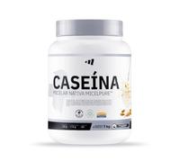 Caseína Micelar 1Kg - Sabor Nata Almendrada - Micellar Casein - Masmusculo | 33 tomas, 22g de proteína y unas 110 kcal por toma, Bajo en grasa y Azúcar. Recuperación, mantenimiento y desarrollo muscular