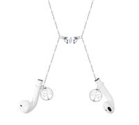CaseLover Correa Magnética Compatible con AirPods 1/AirPods 2/AirPods Pro y Auriculares Inalámbricos Bluetooth, Universal Magnéticas Corazón Cordón Anti-perdida con Anillo de Silicona Blanda, Árbol
