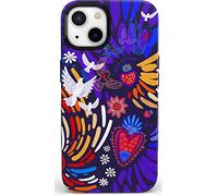 Casely Funda para iPhone 14 | Viva La Vida | Frida Kahlo Collage Case (Bold + Compatible con MagSafe)