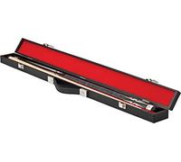 Casemaster Deluxe Billiard/Pool Hard Case, Holds Piece Cue (1 Butt/1 Shaft) Estuche rígido Billar, Capacidad para 1 Taco Completo de 2 Piezas (1 Culata/1 Eje), Unisex, Negro, Talla única