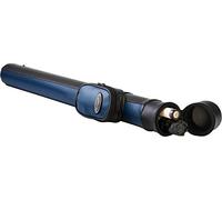 Casemaster Q-Vault Supreme Billiard/Pool Cue Hard Case, Holds 1 Complete 2-Piece Cue (1 Butt/1 Shaft), Blue