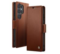 CaseMe, Funda Cartera para Galaxy S26 Ultra Anti-RFID Efecto Cuero Brillante