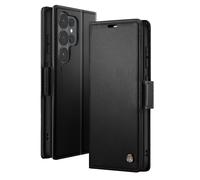 CaseMe, Funda Cartera para Galaxy S26 Ultra Anti-RFID Efecto Cuero Brillante