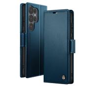 CaseMe, Funda Cartera para Galaxy S26 Ultra Anti-RFID Efecto Cuero Brillante