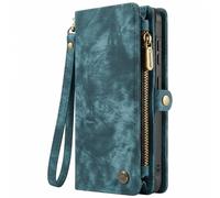 CaseMe Protección 2 en 1 para Galaxy S26 con funda desmontable y monedero, Azul