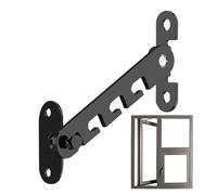 Casement Window Restrictor Latch - Short Type Aluminum Alloy | Child Safety WindowLimiter - Windproof Support Rod | Door & Window Hook Lock | WindowVentilation Security Fixing