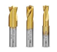 Casenly 3 Piezas Brocas de Soldadura por Punto fresa de punto de soldadura CNC Rotary Burrs punta para separar placas soldadas por puntos, 6.5 mm/8 mm/10 mm