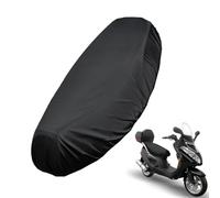 Casenly Funda de asiento de moto, tela Oxford, funda de asiento de moto, color negro, impermeable, funda para cojín de polvo, con banda elástica, 70 x 115 cm (XXL)