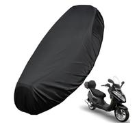 Casenly Fundas de Asiento de Moto, Negro Funda de Asiento de Motocicleta, Impermeable Fundas de Asiento con Banda Elástica para Asiento de Moto Scooter Protección