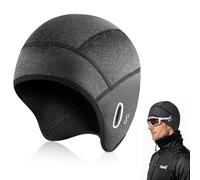 Casenly Gorro para Casco de Bicicleta, Gorro Ciclismo de Invierno con Orificio para Gafas, Gorro de Ciclismo Invierno Térmico Anti a Prueba, Gorro Ciclismo Bajo Casco para Cascos, Moto, Esquí