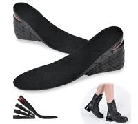 Casenly Plantillas para Aumentar Altura, Unisex Plantillas para Aumentar Altura de 4 Capas Ajustables Plantillas Altura con amortiguación de colchón de aire para todo tipo de zapatos