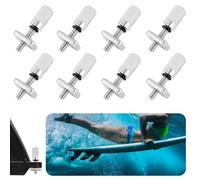 Casenly Tornillo de Tabla de Surf, 8PCS Tornillo de Aleta de Acero Inoxidable, Tornillo de Paddle Surf, Tornillo de Aleta para Sup, Tornillo Tabla de Surf para Longboard, Tablas de Remo de Pie